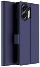 Kapa Noble Slim Magnetic Leather Flip Case Cover for Oppo K13 Turbo / K13 Turbo Pro | Card Holder Stand Flip Wallet Case (Blue)