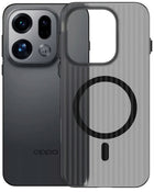 Kapa Wave Magnetic Frosted Grip Back Cover for Oppo Find X9 | [MagSafe Compatible] Wireless charging, Slim, Metal Buttons Matte Finish Back Case (Grey)