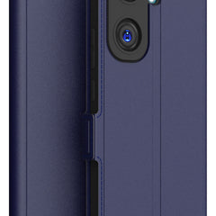 Kapa Noble Slim Magnetic Leather Flip Case Cover for IQOO Neo 9 Pro | Card Holder Stand Flip Wallet Case (Blue) - Mobizang