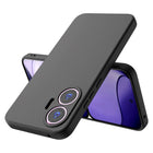 Kapa Matte Protective Lens Flexible Back Cover for Poco F7 5G | Slim Silicone with Soft Lining Shockproof Full Body Bumper Case (Black)
