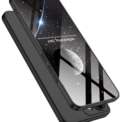 Kapa Double Dip Full 360 Protection Back Case Cover for Oppo Reno 14 Pro 5G (Black)