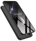 Kapa Double Dip Full 360 Protection Back Case Cover for Oppo Reno 14 Pro 5G (Black)