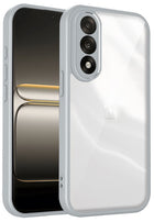 Kapa Hawkeye Clear Slim Tough Back Cover for OnePlus Nord 5 | Camera Lens Protector Anti Yellow Shockproof Clear Hybrid Case Cover (Grey Sides)