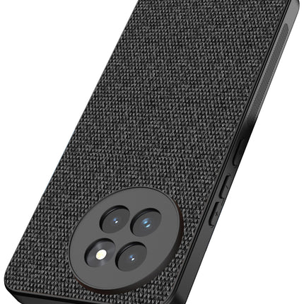 Kapa Soft Full Fabric Protective Back Case Cover for Xiaomi 14 Civi | Shockproof Slim Hard Anti Slip Back Case (Black)