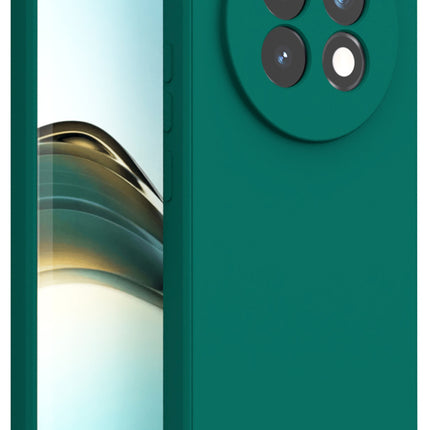 Kapa Matte Protective Lens Flexible Back Cover for Realme 13 PRO / 13 PRO PLUS | Slim Silicone with Soft Lining Shockproof Full Body Bumper Case (Green)
