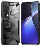 Kapa Bull Camouflage Back Cover for OnePlus Nord CE 4 | [Military Grade Protection] Shock Proof Slim Hybrid Bumper Case (Black)