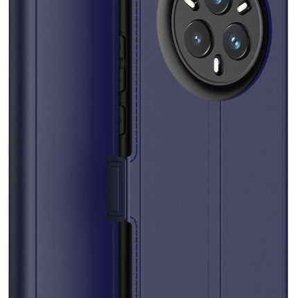 Kapa Noble Slim Magnetic Leather Flip Case Cover for Realme 14 Pro+ (Plus) 5G | Card Holder Stand Flip Wallet Case (Blue)