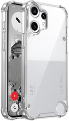 Kapa Airbag Armor Back Cover for CMF Phone 2 Pro | Clear Slim Shockproof [Military Grade Protection] Hybrid Bumper Case (Clear)