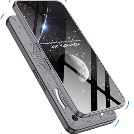 Kapa Double Dip Full 360 Protection Back Case Cover for Nothing Phone 3A 5G (Grey) - Mobizang