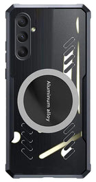 Kapa Magnetic Heat Dissipation Gaming Back Cover For Samsung Galaxy A34 | Slim Shockproof Bumper Case (Black)