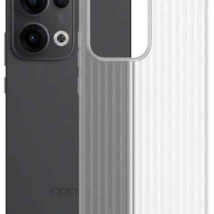 Kapa Matte Wave Grip Back Cover for Oppo Reno 13 Pro 5G | Ultra Slim [With Metal Buttons] Frosted Back Case (White) - Mobizang