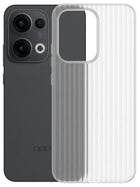 Kapa Matte Wave Grip Back Cover for Oppo Reno 13 Pro 5G | Ultra Slim [With Metal Buttons] Frosted Back Case (White) - Mobizang