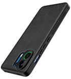 Kapa Tux Leather Back Cover for Oppo K13 Turbo / K13 Turbo Pro | Slim Shockproof Camera Protection Bumper Case (Black)