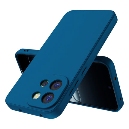 Kapa Matte Protective Lens Flexible Back Cover for OnePlus 13S | Slim Silicone with Soft Lining Shockproof Full Body Bumper Case (Blue)