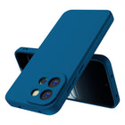 Kapa Matte Protective Lens Flexible Back Cover for OnePlus 13S | Slim Silicone with Soft Lining Shockproof Full Body Bumper Case (Blue)