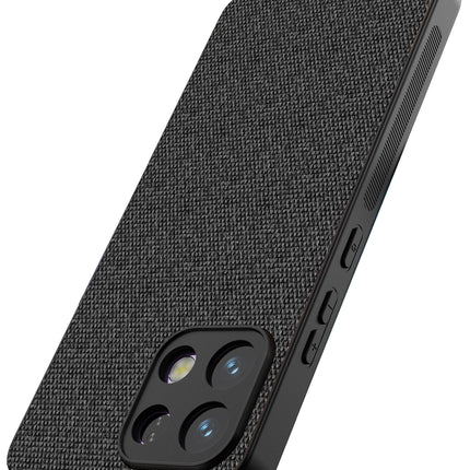 Kapa Soft Full Fabric Protective Back Case Cover for Oppo K13 5G | Shockproof Slim Hard Anti Slip Back Case (Black)