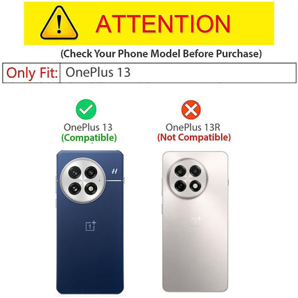 Kapa Armor Slider Back Cover for OnePlus 13 | Inbuilt Ring + Camera Slider Shockproof Lens Protection Bumper Back Case (Black)