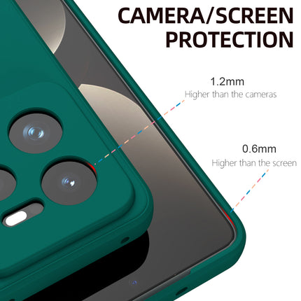 Kapa Matte Protective Lens Flexible Back Cover for Realme GT 7 PRO | Slim Silicone with Soft Lining Shockproof Full Body Bumper Case (Green)