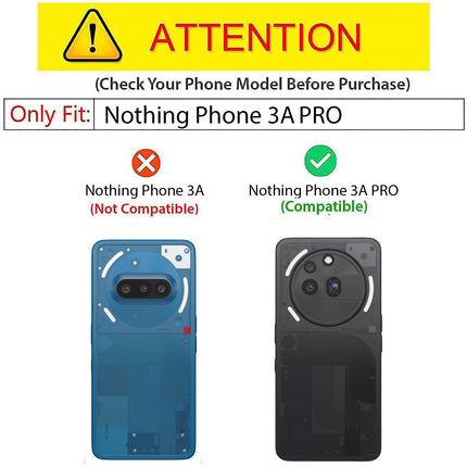 Kapa Double Dip Full 360 Protection Back Case Cover for Nothing Phone 3A Pro (Grey) - Mobizang