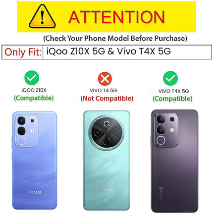 Kapa Matte Protective Lens Flexible Back Cover for Iqoo Z10x 5G / Vivo T4x 5G | Slim Silicone with Soft Lining Shockproof Full Body Bumper Case (Green)