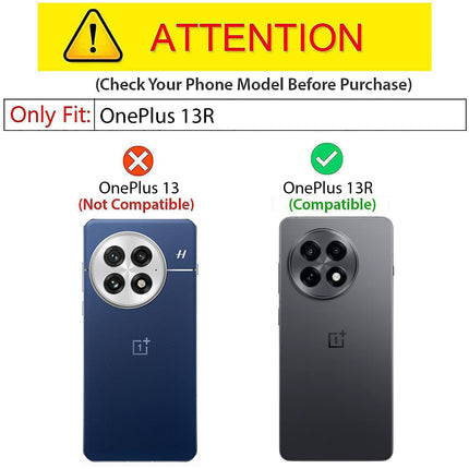 Kapa Tux Leather Back Cover for OnePlus 13R | Slim Shockproof Camera Protection Bumper Case (Brown)