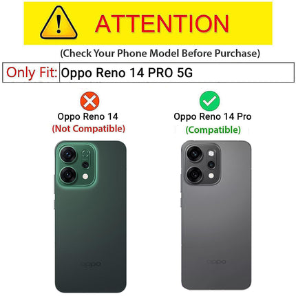 Kapa Soft Full Fabric Protective Back Case Cover for Oppo Reno 14 PRO 5G | Shockproof Slim Hard Anti Slip Back Case (Black) - Mobizang