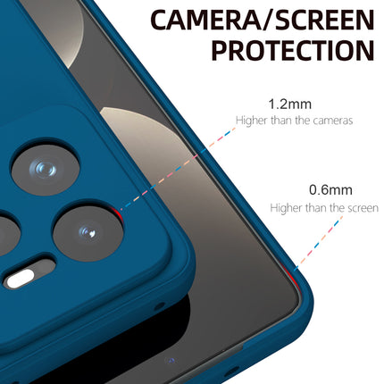 Kapa Matte Protective Lens Flexible Back Cover for Realme GT 7 PRO | Slim Silicone with Soft Lining Shockproof Full Body Bumper Case (Blue)