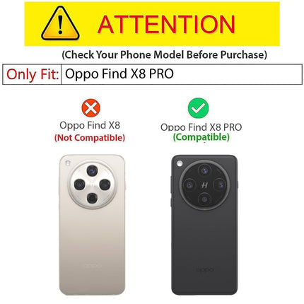 Kapa Wave Magnetic Frosted Grip Back Cover for Oppo Find X8 Pro | [MagSafe Compatible] Wireless charging, Slim, Metal Buttons Matte Finish Back Case (Grey)