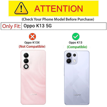 Kapa Tux Leather Back Cover for Oppo K13 5G | Slim Shockproof Camera Protection Bumper Case (Brown)