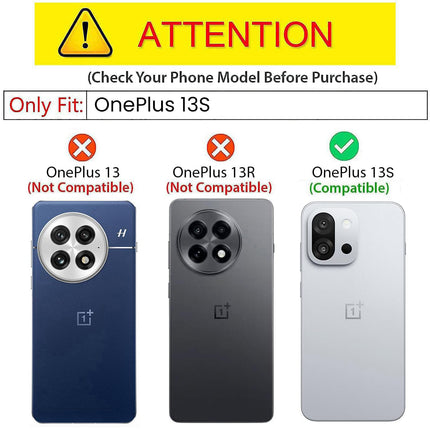 Kapa Matte Protective Lens Flexible Back Cover for OnePlus 13S | Slim Silicone with Soft Lining Shockproof Full Body Bumper Case (Black)