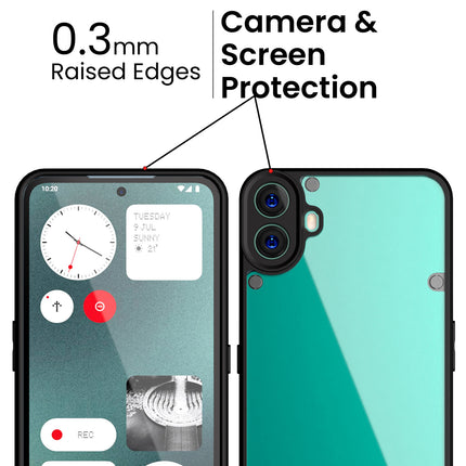 Kapa Hawkeye Clear Back Cover for Nothing CMF Phone 1 | Camera Lens Protector Shockproof Slim Clear Case Cover (Black)