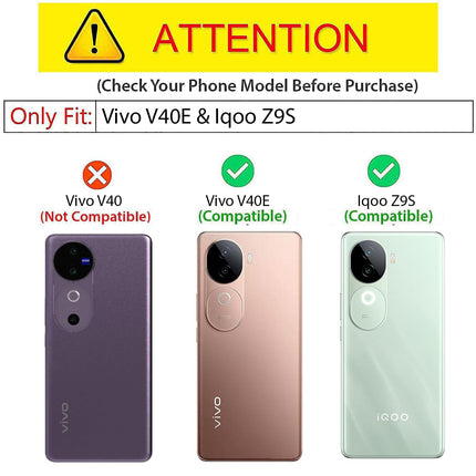 Kapa Bull Clear Back Cover for Iqoo Z9S (5G) | [Military Grade Protection] Shock Proof Slim Hybrid Bumper Case (Black)