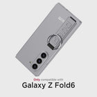 Kapa Shockproof Protective Band Back Cover for Z Fold 6 | Wrist Strap Case Full Body Case (Grey)