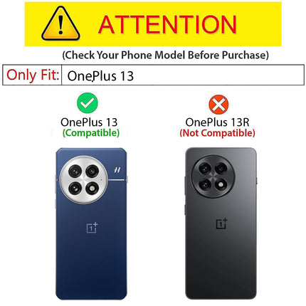 Kapa Warrior Acrylic Clear Back Cover For OnePlus 13 | Slim Shockproof [Military Grade Protection] Hybrid Bumper Case (Purple Sides) - Mobizang