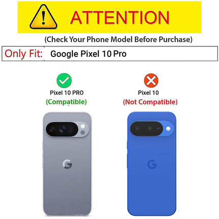 Kapa Hawkeye Clear Slim Tough Back Cover for Google Pixel 10 Pro | Camera Lens Protector Anti Yellow Shockproof Clear Hybrid Case Cover (Purple)