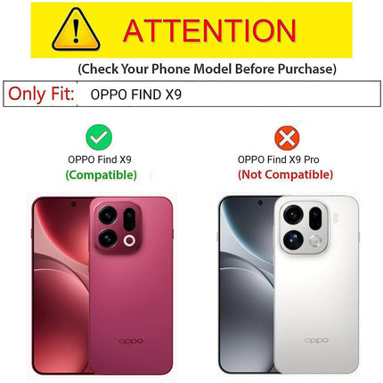 Kapa Noble Slim Magnetic Leather Flip Case Cover for Oppo Find X9 | Card Holder Stand Flip Wallet Case (Black) - Mobizang