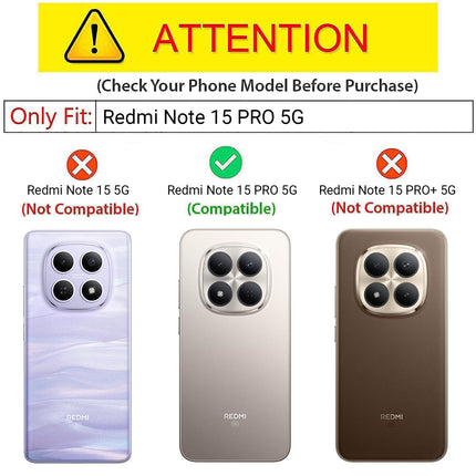Kapa Armor Slider Back Cover for Redmi Note 15 Pro 5G | Inbuilt Ring + Camera Slider Shockproof Lens Protection Bumper Back Case (Blue) - Mobizang