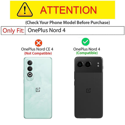 Kapa Warrior Acrylic Clear Back Cover For OnePlus Nord 4 | Slim Shockproof [Military Grade Protection] Hybrid Bumper Case (Purple Sides)