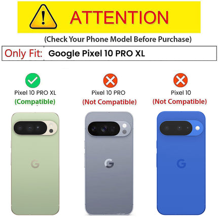 Kapa Soft Full Fabric Protective Back Case Cover for Google Pixel 10 Pro XL | Shockproof Slim Hard Anti Slip Back Case (Black)
