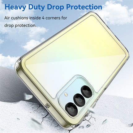 Kapa Unicorn Acrylic Clear Back Cover For Samsung Galaxy A16 | Slim Shockproof [Military Grade Protection] Hybrid Bumper Case (Clear Sides)