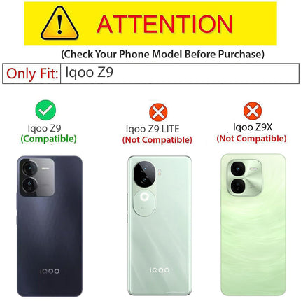 Kapa Armor Slider Back Cover for Iqoo Z9 | Inbuilt Ring + Camera Slider Shockproof Lens Protection Bumper Back Case (Grey)