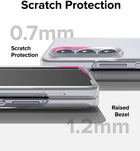 Kapa Shockproof Protective Band Back Cover for Z Fold 6 | Wrist Strap Case Full Body Case (Clear)