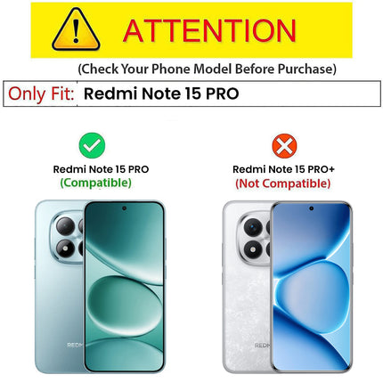 Kapa Soft Fabric & Leather Hybrid Protective Back Cover for Redmi Note 15 Pro 5G | Shockproof Slim Hard Anti Slip Back Case (Brown)