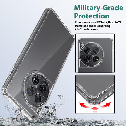 Kapa Shield Clear Acrylic Back Shock Proof Case Cover for OnePlus 12 (Transparent) - Mobizang