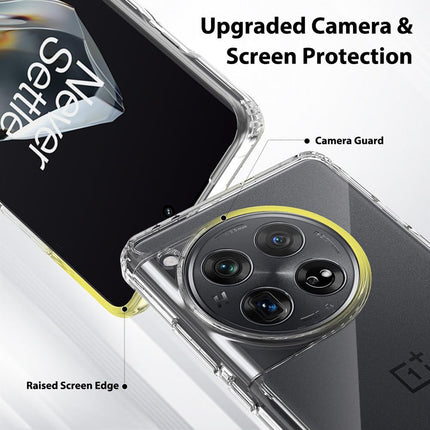 Kapa Shield Clear Acrylic Back Shock Proof Case Cover for OnePlus 12 (Transparent) - Mobizang