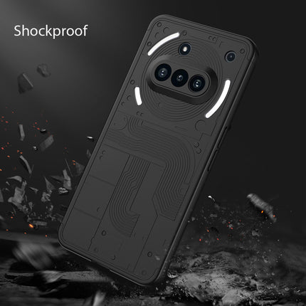 Kapa Double Dip Full 360 Protection Back Case Cover for Nothing Phone 3A 5G (Black) - Mobizang