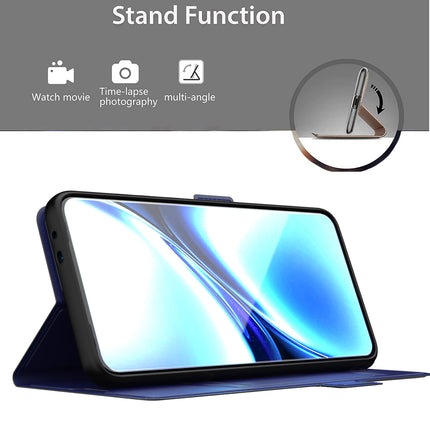 Kapa Noble Slim Magnetic Leather Flip Case Cover for Vivo X200 (5G) | Card Holder Stand Flip Wallet Case (Blue)