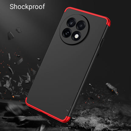 Kapa Double Dip Full 360 Protection Back Case Cover for OnePlus 13R (Red,Black)