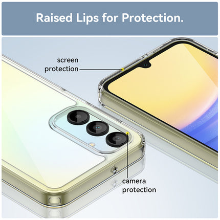 Kapa Unicorn Acrylic Clear Back Cover For Samsung Galaxy A16 | Slim Shockproof [Military Grade Protection] Hybrid Bumper Case (Clear Sides)