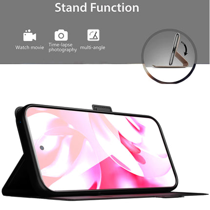 Kapa Noble Slim Magnetic Leather Flip Case Cover for Google Pixel 9A | Card Holder Stand Flip Wallet Case (Black) - Mobizang